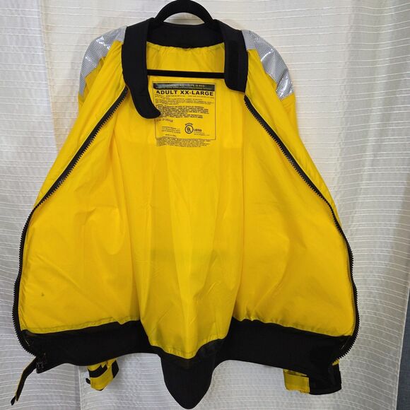 Body Glove Stay Afloat Coat Life Jacket Size XXL Type III PFD Yellow - Picture 7 of 11